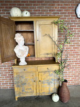 Load image into Gallery viewer, Golden vintage cupboard