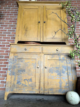 Load image into Gallery viewer, Golden vintage cupboard from bottom up