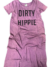 Load image into Gallery viewer, Vintage Berry Dirty Hippie Jaded Gypsy T-shirt Dress