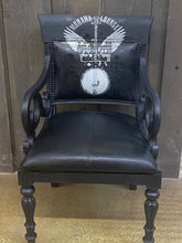 Load image into Gallery viewer, black leather chair
