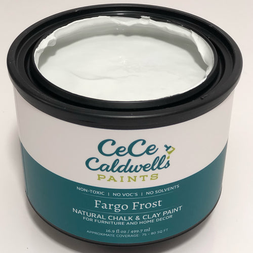 CeCe Caldwell's Fargo Frost top of paint can