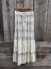 Load image into Gallery viewer, Jaded Gypsy Whispered Skies Skirt in Parchment O/S