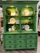 Load image into Gallery viewer, Green Dining Room Hutch