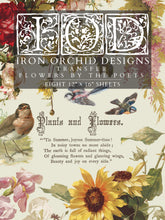 Load image into Gallery viewer, Iron Orchid Designs Transfer Flowers By The Poets