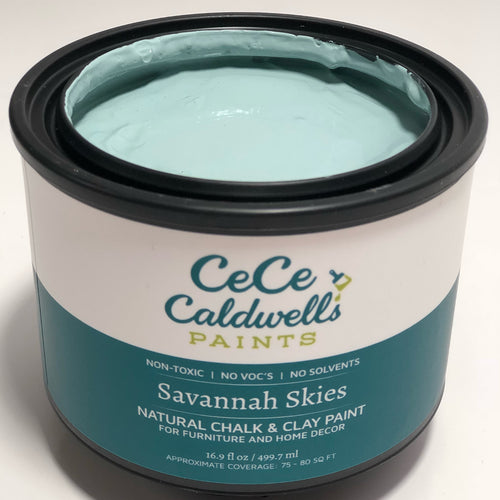 CeCe Caldwell's Savannah Skies top of paint can