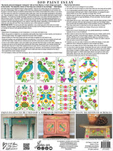 Load image into Gallery viewer, Iron Orchid Design Paint Inlay Vida Flora Designed By Debi Beard