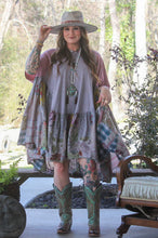Load image into Gallery viewer, Jaded Gypsy Willow Song Patchwork Tunic Dress
