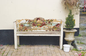 floral bench