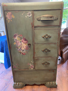 floral dresser