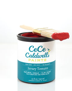 CeCe Caldwell's Jersey Tomato can and brush