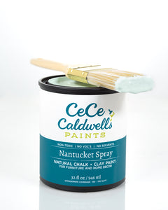 CeCe Caldwell's Paint Nantucket Spray can and brush