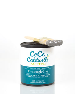 CeCe Caldwell's Paint Pittsburgh Gray brush