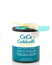 Load image into Gallery viewer, CeCe Caldwell&#39;s Santa Fe Turquoise can and brush
