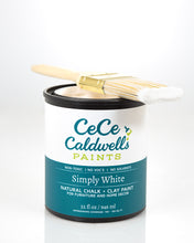 Load image into Gallery viewer, CeCe Caldwell&#39;s Simply White can and brush
