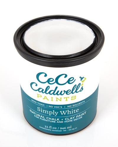 CeCe Caldwell's Simply White top of can