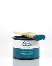 Load image into Gallery viewer, CeCe Caldwell&#39;s Thomasville Teal can and brush
