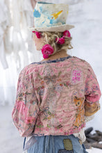 Load image into Gallery viewer, Pink embroidery deer jacket back view 
