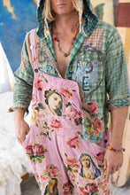 Load image into Gallery viewer, Mother Mary Love Overalls closeup
