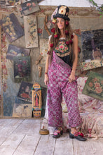 Load image into Gallery viewer, Magnolia Pearl Patchwork Love Overalls 096
