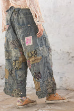 Load image into Gallery viewer, Fullback view of patchwork pants
