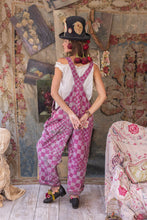 Load image into Gallery viewer, Magnolia Pearl Patchwork Love Overalls 096
