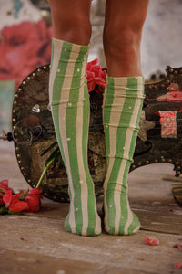 Magnolia Pearl Art Class OTK Socks 165