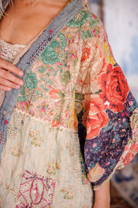 Magnolia Pearl Piecewise Crop Dashi Kimono Jacket 1234