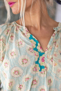 Up close dress neckline