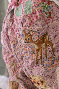 Be A Poem Miner Shorts with baby deer