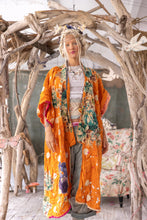 Load image into Gallery viewer, Full view of orange kimono
