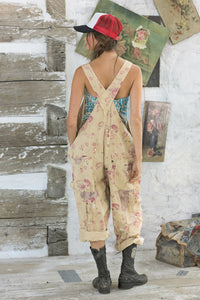 Magnolia Pearl Floral Print Love Overalls #060