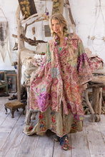 Load image into Gallery viewer, Full front view of patchwork coat
