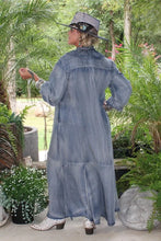 Load image into Gallery viewer, Jaded Gypsy A Ruffle In Time Dress in Denim
