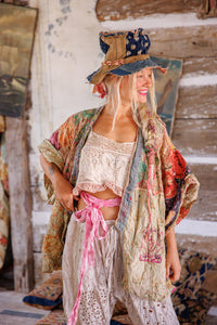 Magnolia Pearl Piecewise Crop Dashi Kimono Jacket 1234