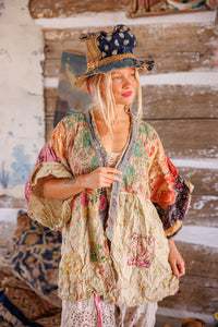 Magnolia Pearl Piecewise Crop Dashi Kimono Jacket 1234