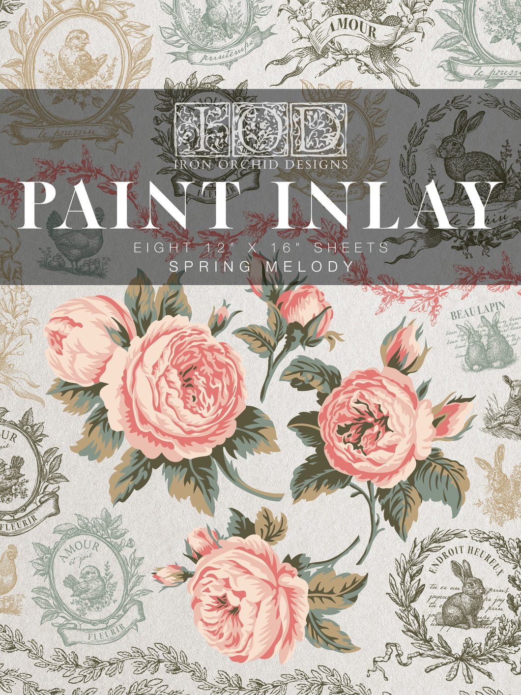 Iron Orchid Designs Spring Melody Paint Inlay