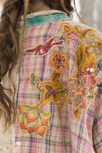Patchwork Beatix Kimono Jacket back detail