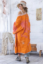 Load image into Gallery viewer, Orange kimono back view 
