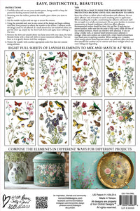 Iron Orchid Designs Transfer Wilde Bloemen