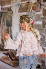 Load image into Gallery viewer, Magnolia Pearl Hermione Eyelet Blouse Top 2194
