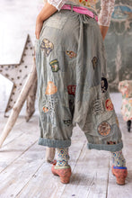 Load image into Gallery viewer, Magnolia Pearl Emb Patch Joni Trousers 772
