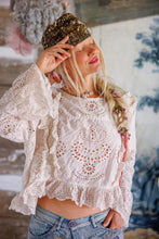 Load image into Gallery viewer, Magnolia Pearl Hermione Eyelet Blouse Top 2194
