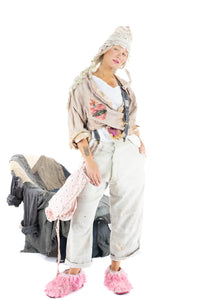 Magnolia Pearl Leather Leni Cropped Jacket