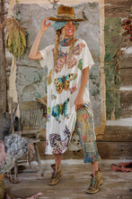 Load image into Gallery viewer, White butterfly T-shirt, dress on girl
