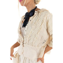 Load image into Gallery viewer, Magnolia Pearl Linen Ramie Marburger Blouse in Moonlight
