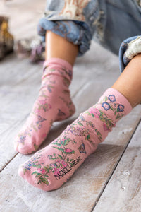 Magnolia Pearl Floral MP Socks #080