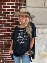 Load image into Gallery viewer, &quot;God is within Her&quot; Tattered T Shirt
