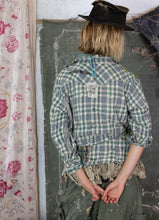 Load image into Gallery viewer, Plaid Kelly Western Shirt backview
