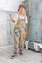 Load image into Gallery viewer, Patchwork Love Overalls with hat
