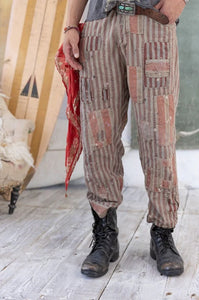 Magnolia Pearl Striped Miner Pants in Saltwater Taffy